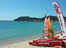 Zentrum von Marina di Campo Insel Elba